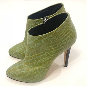 GIUSEPPE ZANOTTI Lizard Effect Booties Sz 40
